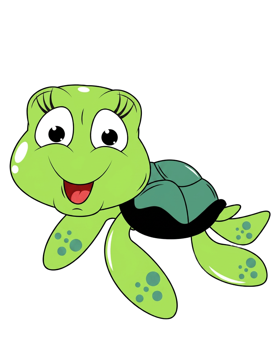 Kimmy the swim school turtle mascot